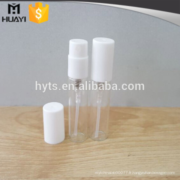 Emballage de tube d&#39;essai de parfum de verre de mini de 2ml